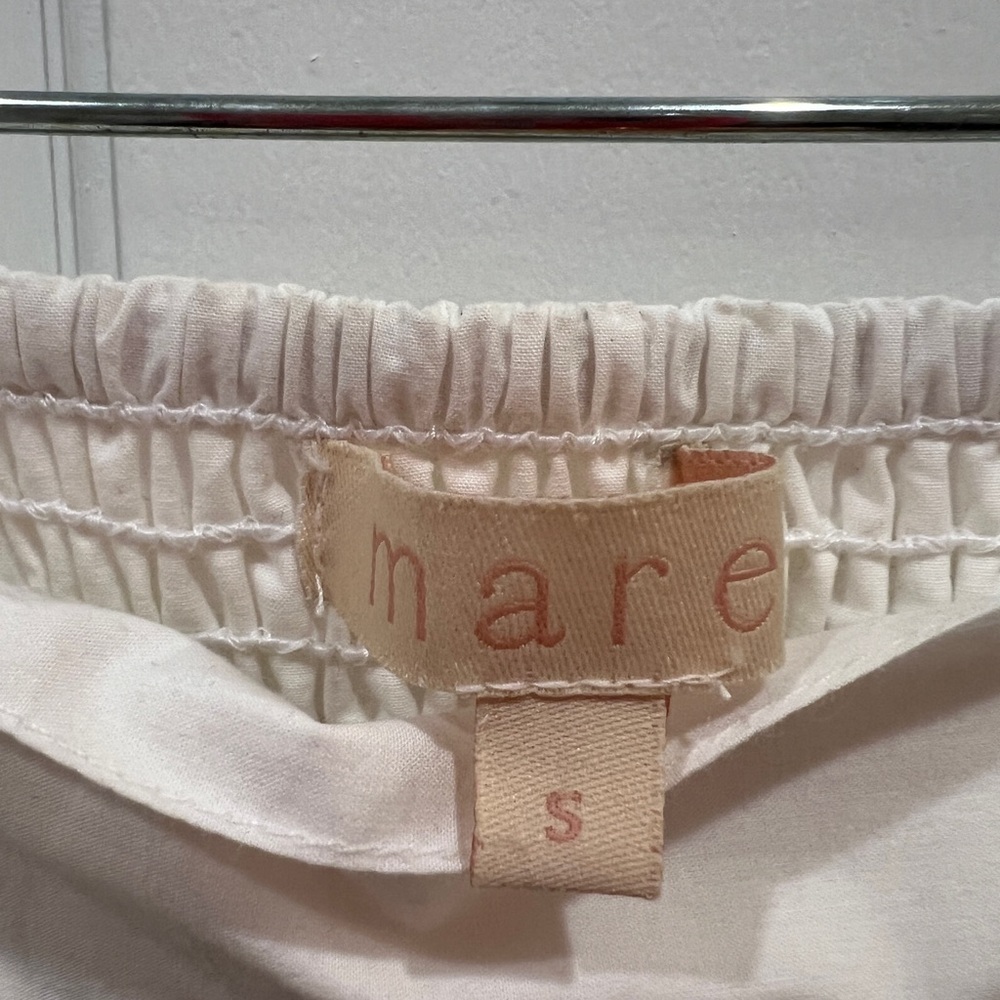 Marea by Liz Joy Two Piece Set White Cotton Maxi Skirt & Top Women’s Size S - Picture 7 of 15
